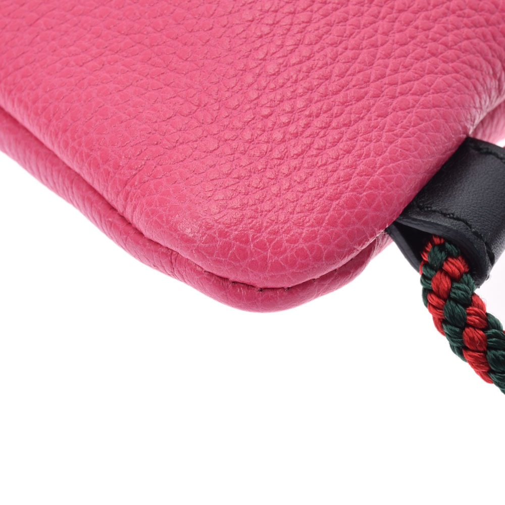 Gucci Boys Backpack Calf Drawstring Backpack Pink - image 7